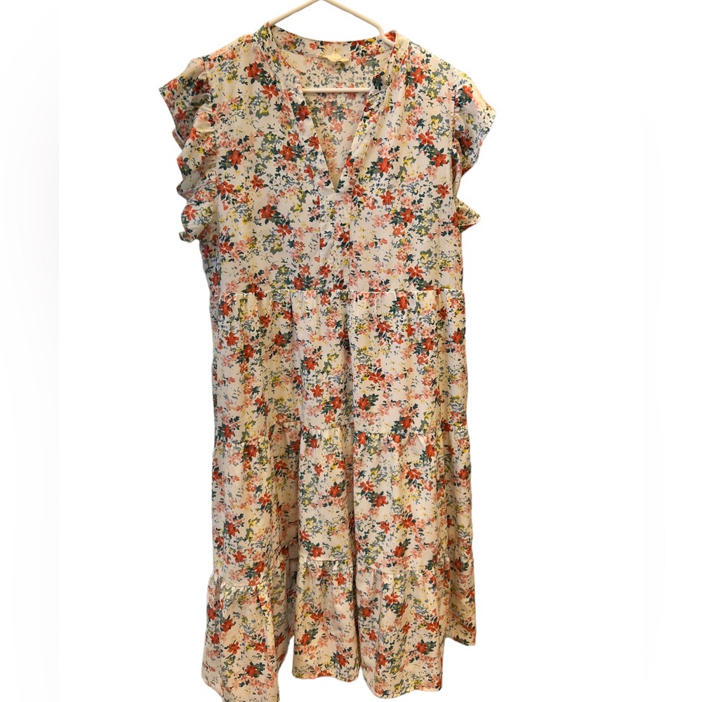 Floral midi dress